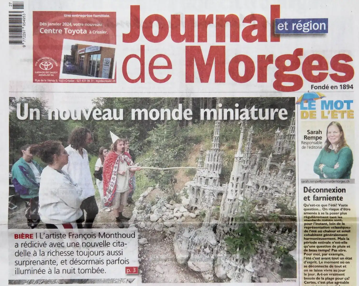 un dessin de François Monthoux