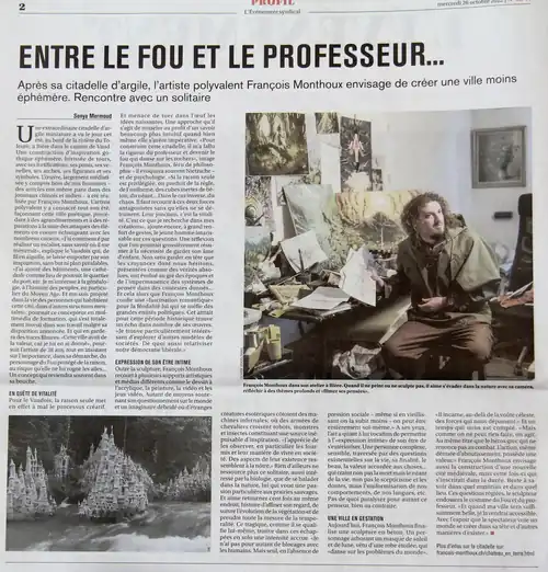 un dessin de François Monthoux